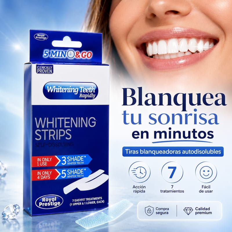 Tiras Blanqueadoras Dentales Royal Prestige - Image 1