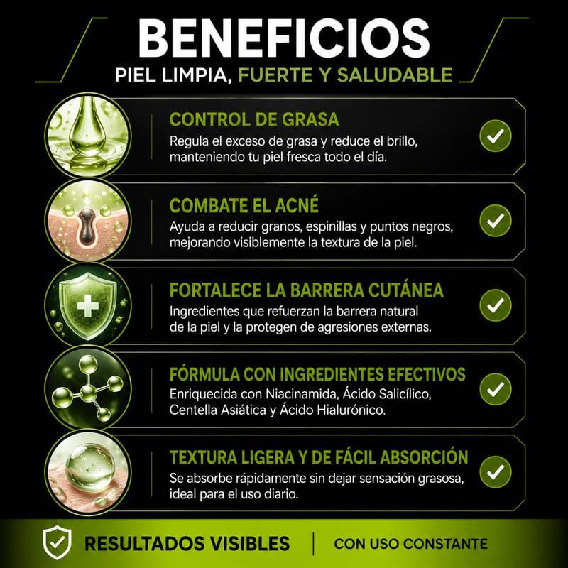 Crema Anti-acne para Hombre KORMESIC - Image 2