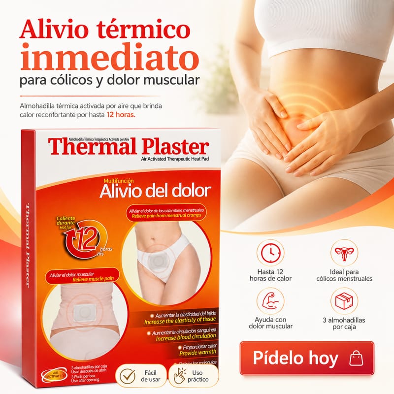 Parches Térmicos para dolor menstrual y Muscular - Image 1