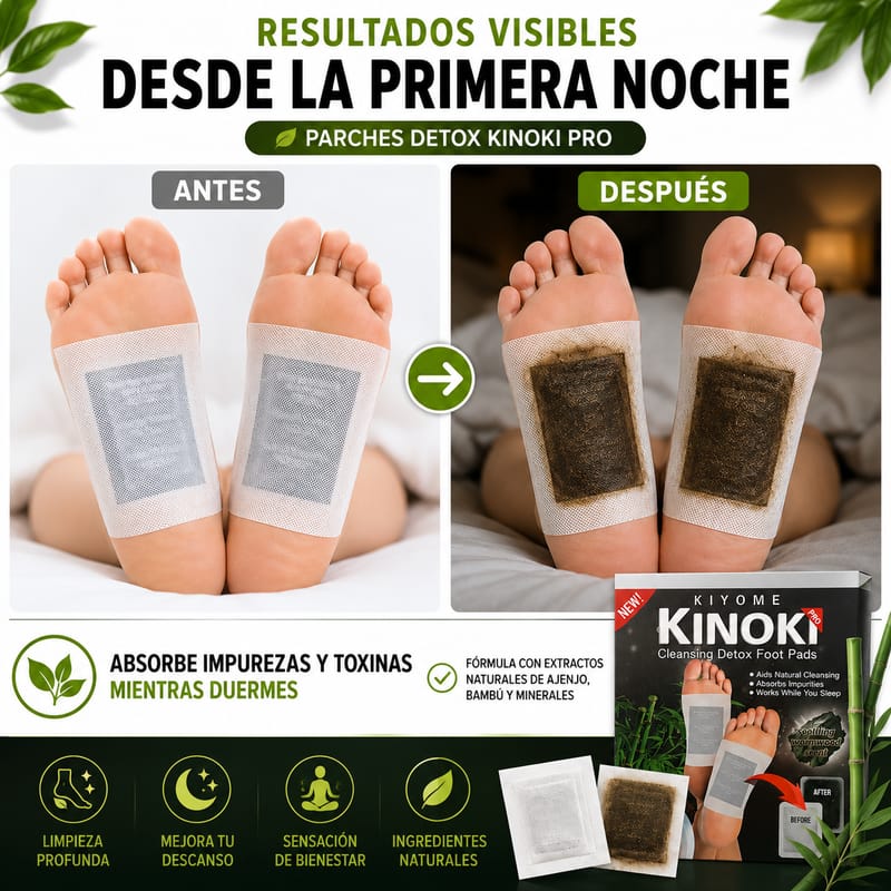 Parches Desintoxicantes Kinoki con Carbon activado - Image 2