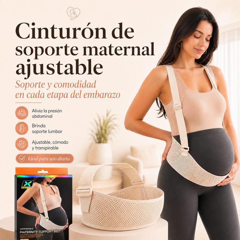 Cinturón de soporte maternal ajustable - Image 1