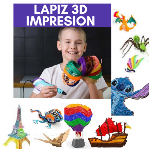 LAPIZ DE IMPRESION 3D CON filamento PLA, - Image 1