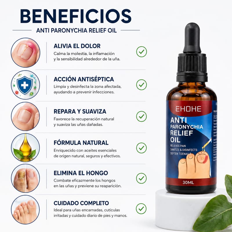 Aceite Eliminador de Hongos y Uñas Encarnadas EHOHE - Image 3