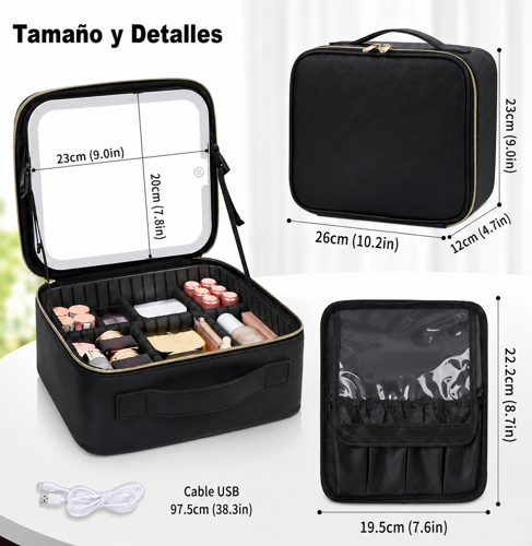 Cosmetiquera Led