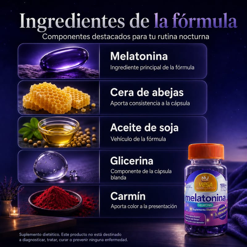 CAPSULAS DE MELATONINA VESA - Image 3