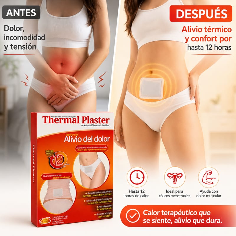 Parches Térmicos para dolor menstrual y Muscular - Image 3