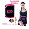 FAJA QUEMADORA DE GRASA NEGRA Y PINK - Image 1