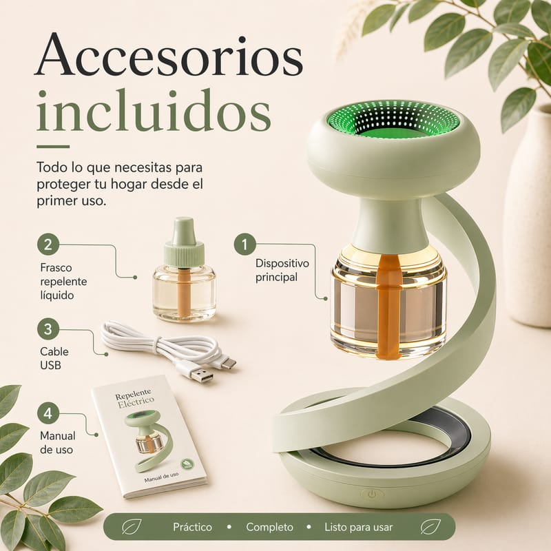 Repelente eléctrico antimosquitos con diseño moderno - Image 3