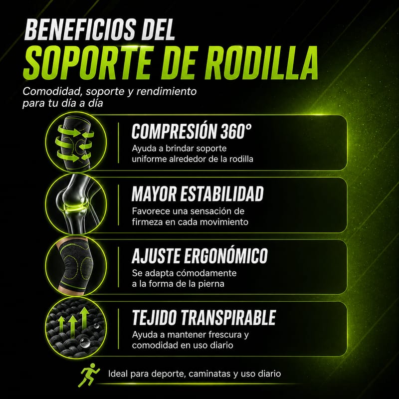 Soporte de rodilla con compresión 360° - Image 2