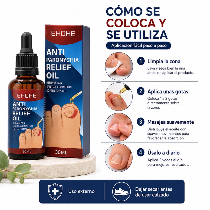 Aceite Eliminador de Hongos y Uñas Encarnadas EHOHE - Image 4