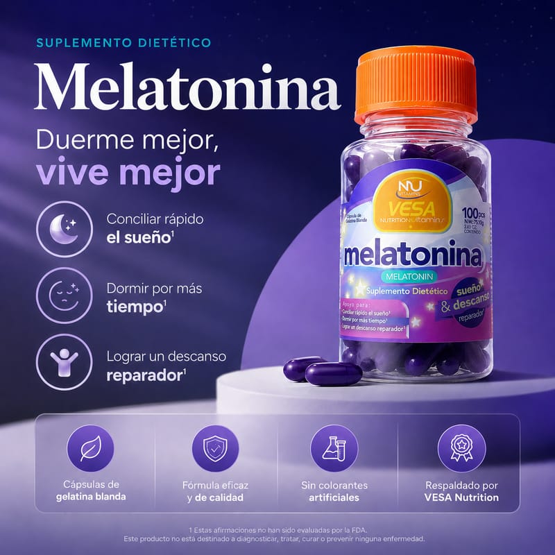 CAPSULAS DE MELATONINA VESA - Image 1