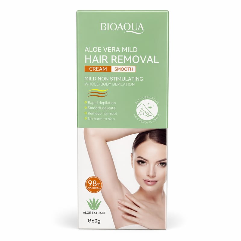 Crema depiladora con aloe vera  BIOAQUA - Image 6